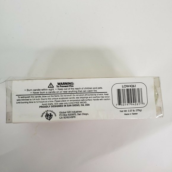 Vintage 90s Small 2" Santa Head Candles New Global Industries - Picture 2 of 9